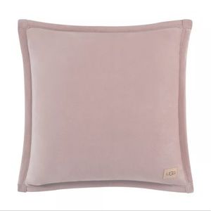 UGG Coco Luxe Square Throw Pillow in color Quartz (light pink)